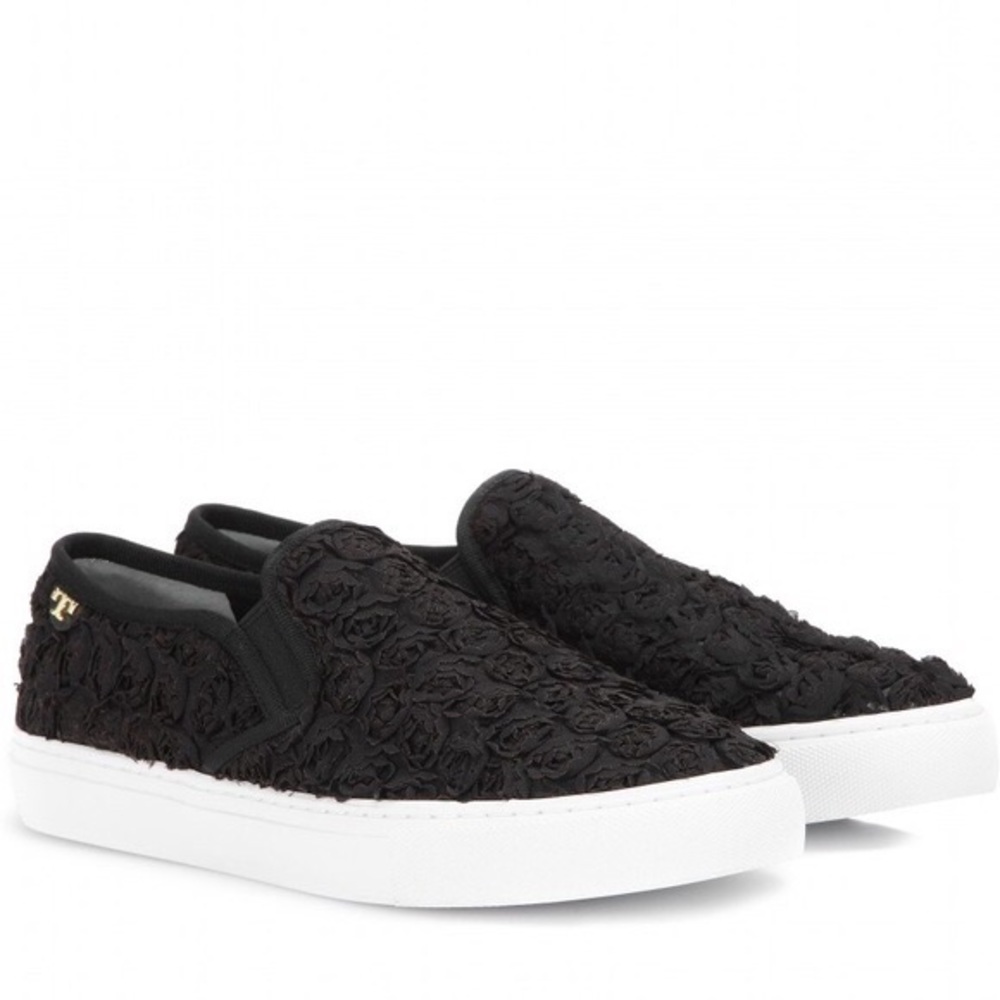 Tory Burch Floral Sneakers, Size 6